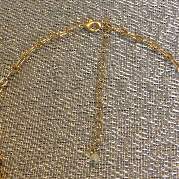 Elegant Purple and Gold Floral Necklace - Picture 5 of 5